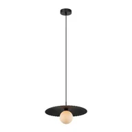 Lampy sufitowe - Lampa wisząca Malor PND-4602-1-XL-BK Czarna - miniaturka - grafika 1