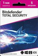 Gry PC Cyfrowe - Bitdefender Total Security 5 urządzeń - 12 miesięcy - miniaturka - grafika 1