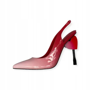 Czółenka damskie szpilka różowe serce Aldo 40 - Czółenka - miniaturka - grafika 1