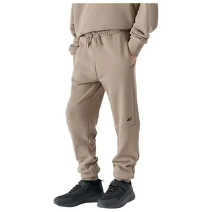 4F Spodnie chłopięce dresowe 4FJWSS25TTROM1103-83S Brązowy Roz. 164 - Moda i Uroda OUTLET - miniaturka - grafika 1