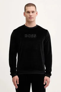 BOSS bluza męska kolor czarny z aplikacją 50550636 - Bluzy męskie - miniaturka - grafika 1