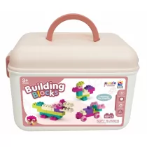 Klocki Konstrukcyjne Junior Soft 80 elementów MEGA CREATIVE 502458 - Klocki - miniaturka - grafika 1