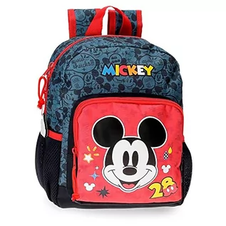 Plecaki szkolne i tornistry - Disney Mickey Get Moving Plecak przedszkolny Adaptacyjny na wózek Wielobarwny 6,44L Poliester 23x28x10 cms, Wielobarwny, Plecak przedszkolny dostosowany do wózka - grafika 1