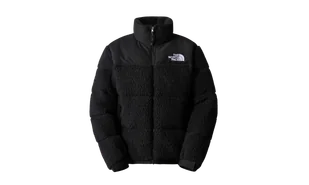 The North Face 1996 Retro Sherpa Nuptse Jacket Black - Kurtki męskie - miniaturka - grafika 1