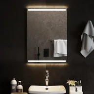 Lustra - vidaXL Lustro łazienkowe z LED, 50x70 cm - miniaturka - grafika 1