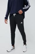 Spodnie męskie - Adidas Performance Performance spodnie dresowe Entrada 22 męskie kolor czarny gładkie - miniaturka - grafika 1