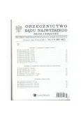 Czasopisma - Orzecznictwo Sądu Najwyższego Izba Pracy Ubezpieczeń Społecznych I Spraw Publicznych - miniaturka - grafika 1