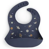 Śliniaki i fartuszki - Śliniaczek silikonowy Cosmos, BabySteps - miniaturka - grafika 1