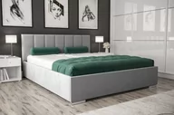 Łóżka - Łóżko tapicerowane 180x200 ALBERTO z pojemnikiem na pościel kolor do wyboru - miniaturka - grafika 1