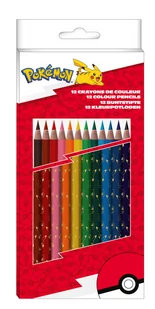 La Plume Dorée, Zestaw kredek Pokémon, 12 szt. - Kredki, ołówki, pastele i pisaki - miniaturka - grafika 1