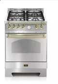Kuchenki gazowo-elektryczne - Lofra DOLCEVITA 60 ACCIAIO SATINATO RS66MFT/Ci - miniaturka - grafika 1