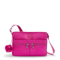 Torebki damskie - Kipling Damska nowa torebka crossbody, lekka torba crossbody, nylonowa torba podróżna, Świecąca fuksja, 10.75''L x 8''H x 3''D - miniaturka - grafika 1