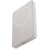 Powerbanki - Powerbank USAMS CY Series CD242 10000mAh 20W Magnetic Wireless titanium - miniaturka - grafika 1