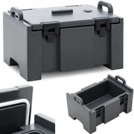 Opakowania gastronomiczne - Royal Catering Pojemnik termoizolacyjny - ładowany od góry - do pojemników GN 1/1 (gł. 15-20 cm) - 37 l RC-TB37 - miniaturka - grafika 1