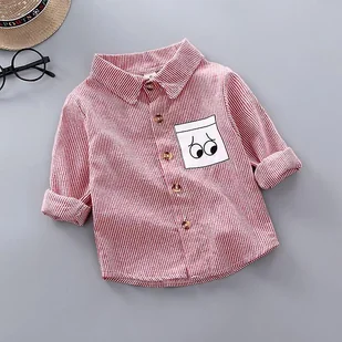 Slowmoose Koszula / Tops Ubrania, Wiosna Cienki Maluch Niemowlę Long Sleeve Tees Baby Styl 3-różowy 9-12M - Bluzki dla niemowląt - miniaturka - grafika 1