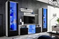 Meble do sypialni - Zestaw Mebli Simplicity Meblościanka Wiele Kolorów POLSKI PRODUKT LED RGB - miniaturka - grafika 1