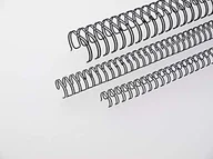 Grzbiety do bindownic - Renz Drut preferencyjny One Pitch grzebień-wiązania elementów w 2: 1, 23 pętelkami podziału, średnica 8.0 MM, 5/16 cala, czarny 320800123 - miniaturka - grafika 1