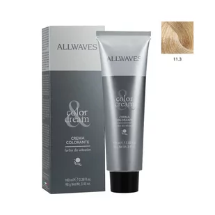 ALLWAVES Farba do włosów 11.3 Super Rozjaśniacz Złocisty Blond 100 ml - Farby do włosów i szampony koloryzujące - miniaturka - grafika 2