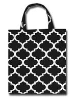 Torby i wózki na zakupy - Torba bawełniana Maroko czarne II - miniaturka - grafika 1