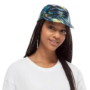 BUFF Czapka biegowa z daszkiem PACK RUN CAP Ipe Navy - Czapki i chusty sportowe męskie - miniaturka - grafika 3