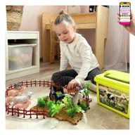 Samochody i pojazdy dla dzieci - DUŻY ZESTAW ZWIERZĄT GOSPODARSKICH FIGURKI ZAGRODA FARMA DLA DZIECI OD 3 LAT + EBOOK-3 - miniaturka - grafika 1