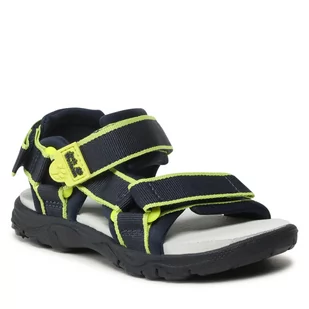 Jack Wolfskin Sandały Seven Seas 3 K 4040061 Navy/Lime - Sandały damskie - miniaturka - grafika 1