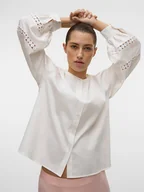 Bluzki damskie - Vero Moda Bluzka w kolorze białym - miniaturka - grafika 1