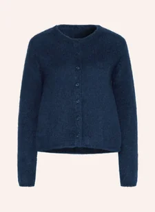 Loewe Kardigan Z Dodatkiem Moheru blau - Swetry damskie - miniaturka - grafika 1