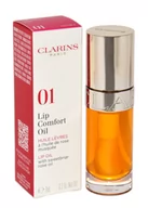 Błyszczyki do ust - Clarins Lip Comfort Oil) 7 ml Cień 01 Honey) - miniaturka - grafika 1