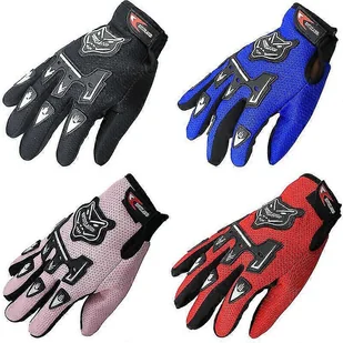Rękawice rowerowe Full Finger Bmx Mtb Bike Riding Dzieci Rękawiczki dziecięce Chłopcy Dziewczęta Czarny - Rękawiczki dla dzieci - miniaturka - grafika 1