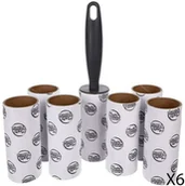 Miotły, szufle, mopy - 5five Simply Smart Szczotka do czyszczenia ubrań z sierści + 6 końcówek - miniaturka - grafika 1