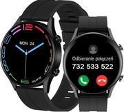 Smartwatch - Gino Rossi SW019-2 Czarny - miniaturka - grafika 1