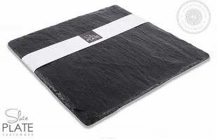 TALERZ Z KAMIENIA ŁUPKOWEGO ŚREDNI 30x30cm SLATE PLATE - Serwisy obiadowe - miniaturka - grafika 1
