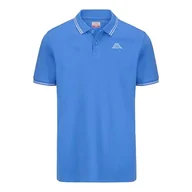 Koszulki męskie - Kappa Męska koszulka polo Ezio 2, niebieska, rozmiar 3XL - miniaturka - grafika 1