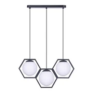 Lampy sufitowe - Kaja ALFRED OLSZEWSKI Lampa wisząca z matowymi kloszami w ramkach K-4786 z serii FAVO - miniaturka - grafika 1