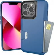 Etui na dokumenty i karty - Smartish iPhone 13 Pro portfel etui - portfel Slayer Vol. 1 [wąski + ochronny] etui na karty kredytowe - niebieski na zielonym - miniaturka - grafika 1