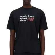 Koszulki sportowe męskie - Koszulka New Balance MT41524BK  czarna - miniaturka - grafika 1