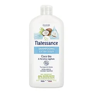 Szampony do włosów - Natessance - Wyjątkowo delikatny szampon - Organic Coco & Roślinna keratyna 500 ml - miniaturka - grafika 1
