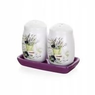 Pojemniki na przyprawy - Banquet Lavender solniczka i pieprzniczka - miniaturka - grafika 1