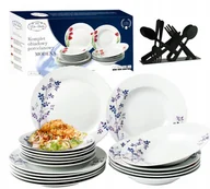Serwisy obiadowe - Serwis talerzy zestaw komplet OBIADOWY 18el 6 osób - miniaturka - grafika 1