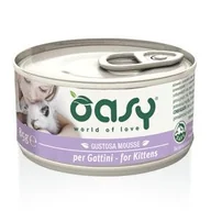 Mokra karma dla kotów - OASY Mousse Kitten - mokra karma dla kota - puszka 85g - miniaturka - grafika 1