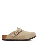 Buty dla chłopców - Birkenstock Klapki Boston Kids 1027875 Beżowy - miniaturka - grafika 1