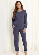 Piżamy damskie - PIŻAMA REGINA DAMSKA 718 GRANAT - Regina - miniaturka - grafika 1