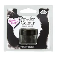 Dodatki do ciast w proszku - Barwnik w proszku Rainbow Dust 2g Black Magic- magiczna CZERŃ - miniaturka - grafika 1