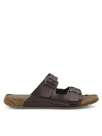 Klapki i japonki męskie - Rieker Klapki 21997-25 Brązowy - miniaturka - grafika 1