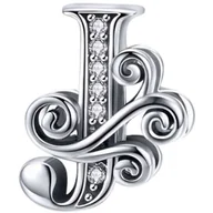 Charmsy - Charms do Pandora - CHARMS LITERA J - miniaturka - grafika 1