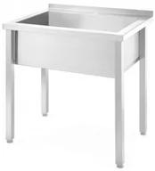 Meble gastronomiczne - Stół z basenem Budget Line, o wym. 800 x 600 x(H)850 mm, bez maskownicy, spawany HENDI 816707 - miniaturka - grafika 1