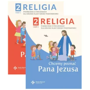 Pakiet: Chcemy poznać Pana Jezusa. Podręcznik z ćwiczeniami do religii dla klasy 2 szkoły podstawowej. Część 1 i 2 - Podręczniki dla szkół podstawowych - miniaturka - grafika 1