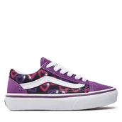 Buty dla dziewczynek - Tenisówki Vans Uy Old Skool VN0005WVBJD1 Fioletowy - miniaturka - grafika 1