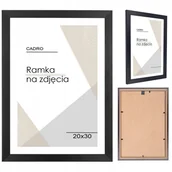 Ramki na zdjęcia - Ramka na zdjęcia 20x30 ramka 20x30 ramki na zdjęcie czarna MDF foto rama - miniaturka - grafika 1